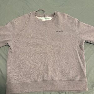 Off-White Men's Grey Crewneck L